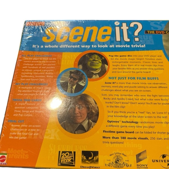 Scene It? Movie Edition DVD Trivia Game Sealed 200+ Clips 1100 Questions Party - Picture 5 of 6